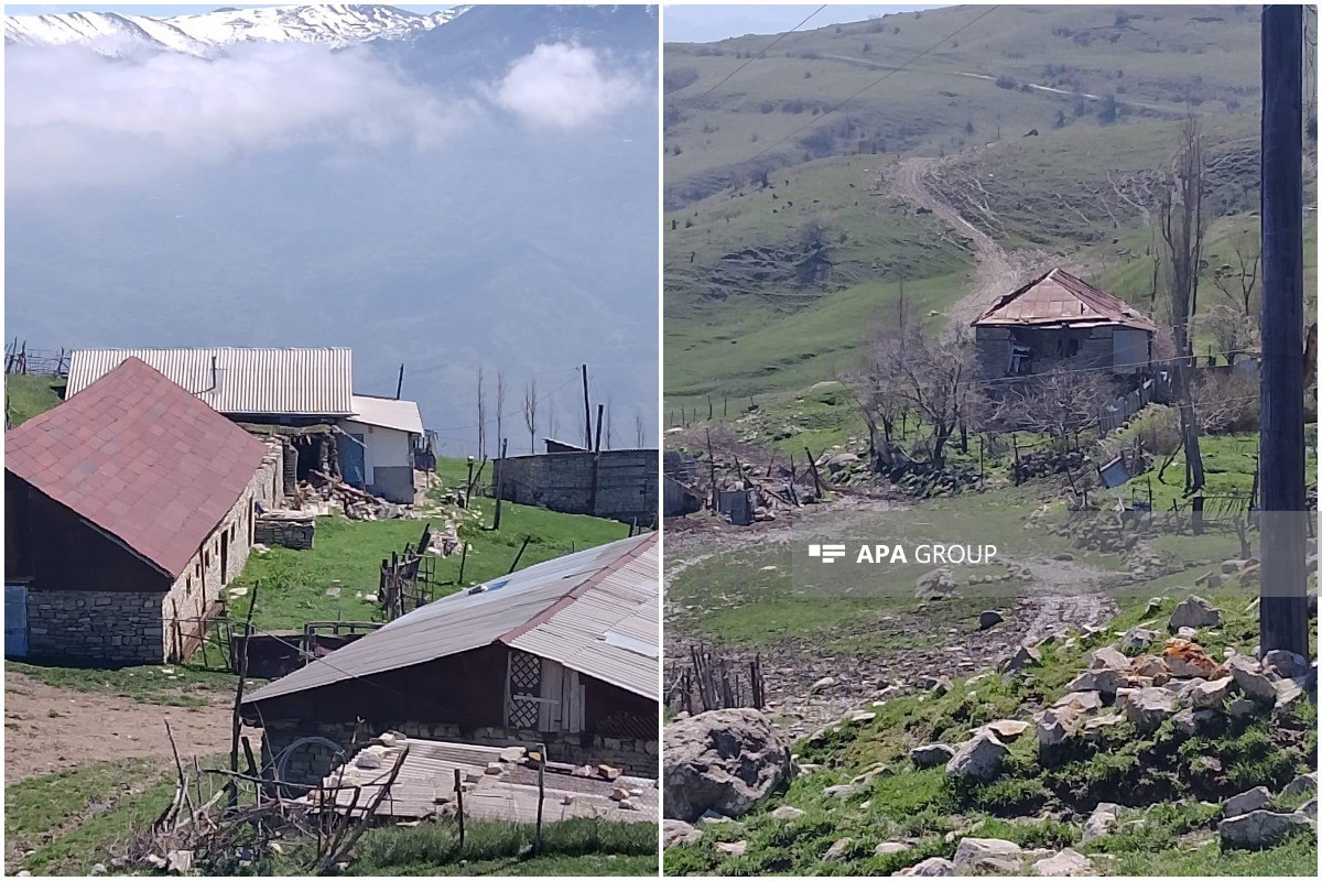 Qubada sürüşmə baş verdi: Evlərə ziyan dəydi (FOTO/VİDEO)