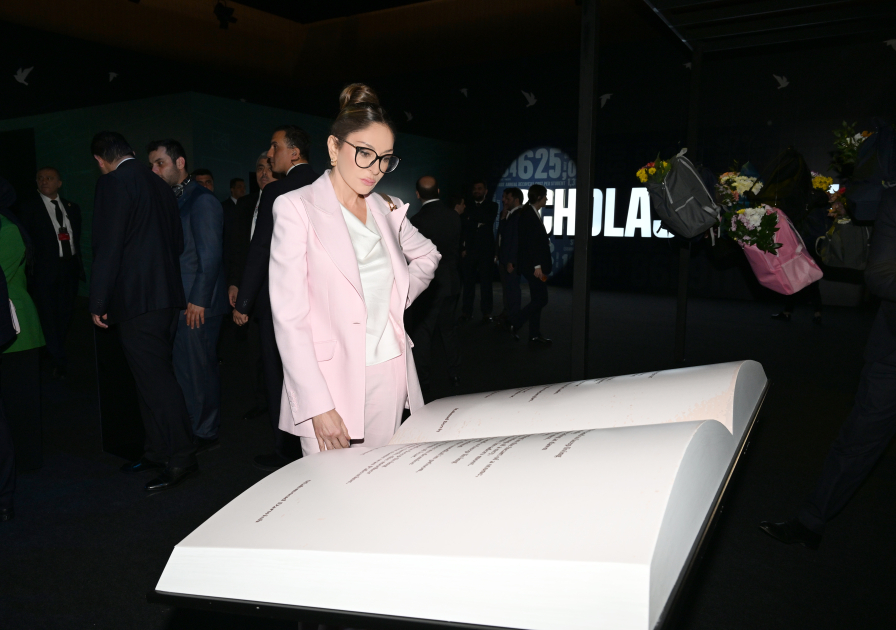 Mehriban Əliyeva Antalyada Fələstinlə bağlı paneldə iştirak etdi (FOTO)