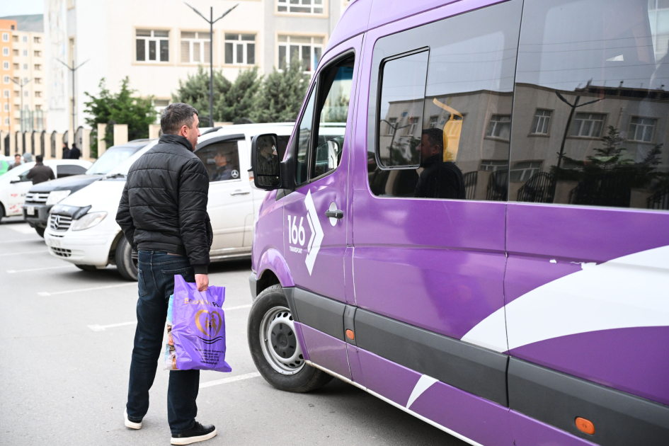 Ağdam şəhərinə növbəti köç karvanı yola salındı (FOTO)