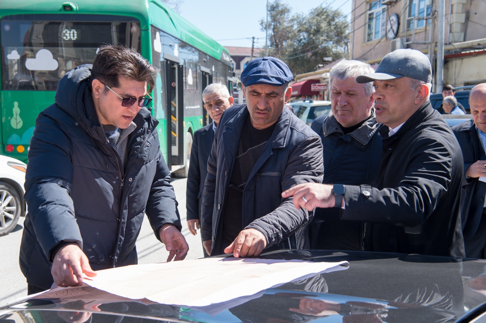 ADSEA sədri ərazidə kollektorun tikinti-bərpa işlərinin gedişatı ilə tanış oldu (FOTO)
