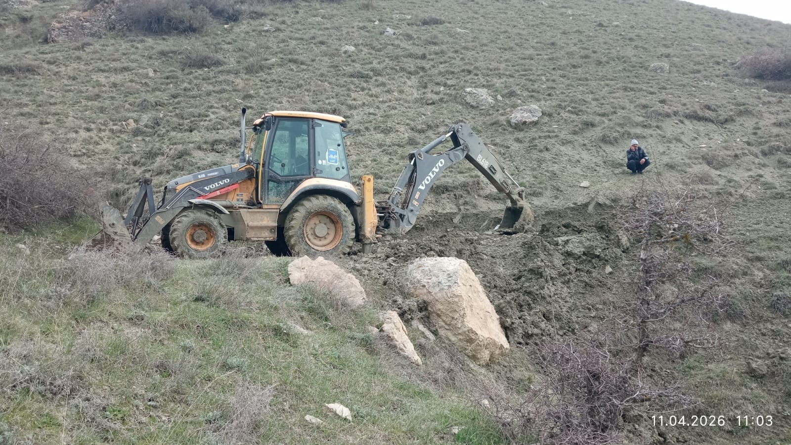 Qubada sürüşmə baş verdi: Evlərə ziyan dəydi (FOTO/VİDEO)