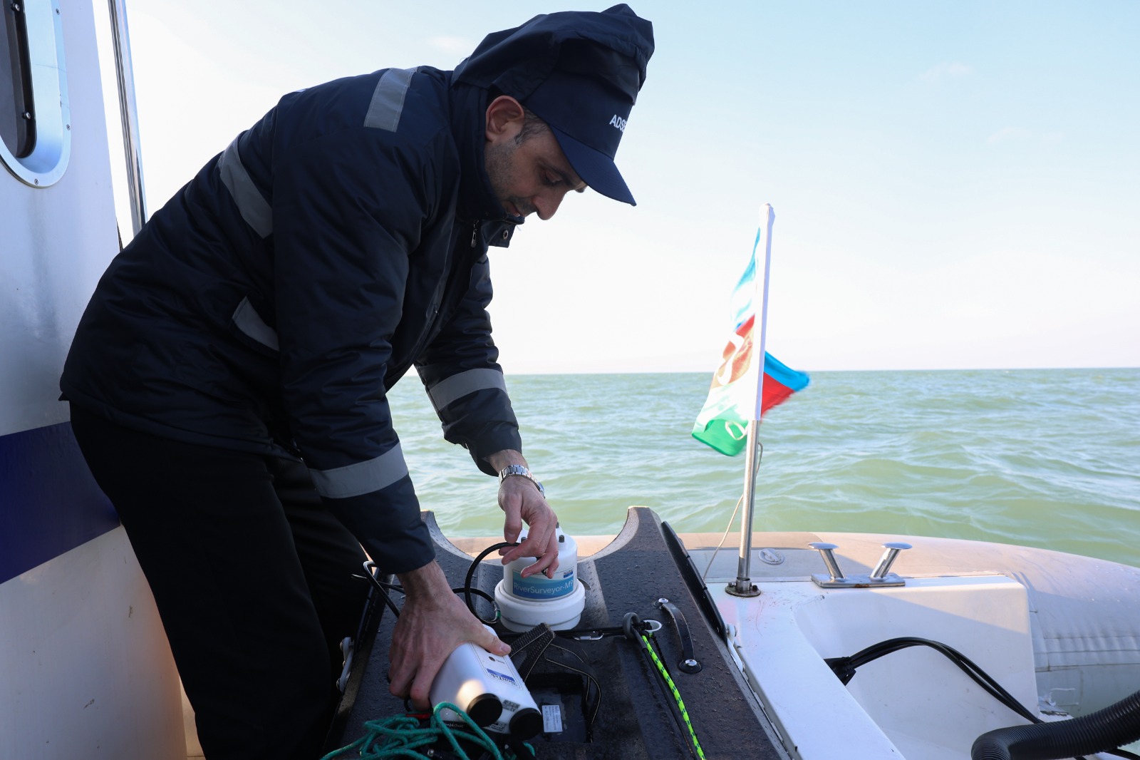 Xəzər dənizində birgə monitorinq və nəzarət tədbirləri həyata keçirildi (FOTO)