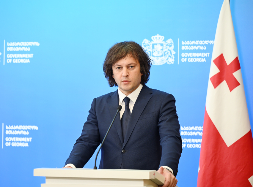 İlham Əliyev və İrakli Kobaxidze mətbuata bəyanatlarla çıxış etdi (YENİLƏNİB)