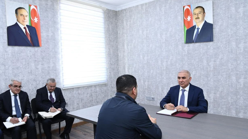 Vüqar Əhmədov Şuşada vətəndaşları qəbul etdi