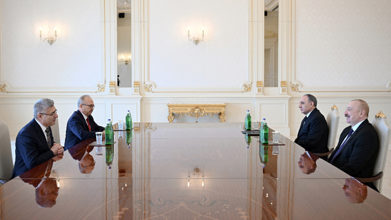 Prezident Türkiyə Ali Məhkəməsinin Baş prokurorunu qəbul etdi (FOTO)