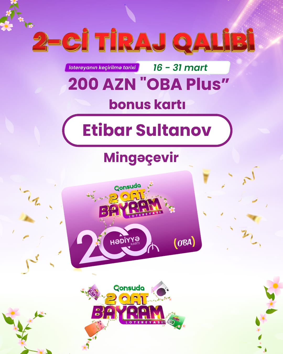 Yevlaxlı müştəri Changan UNI-Z qazandı (FOTO/VİDEO)