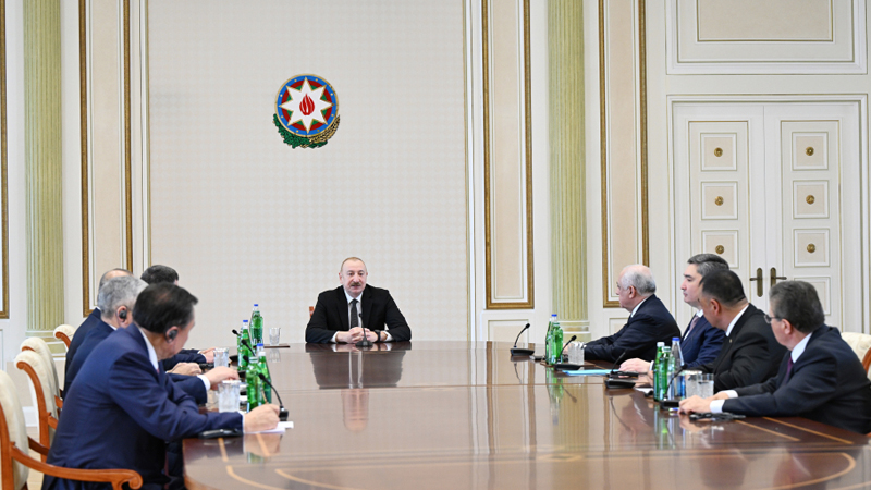 Prezident TDT dövlətlərinin hökumət başçılarını qəbul etdi (FOTO)