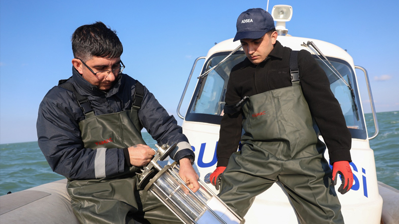 Xəzər dənizində birgə monitorinq və nəzarət tədbirləri həyata keçirildi (FOTO)