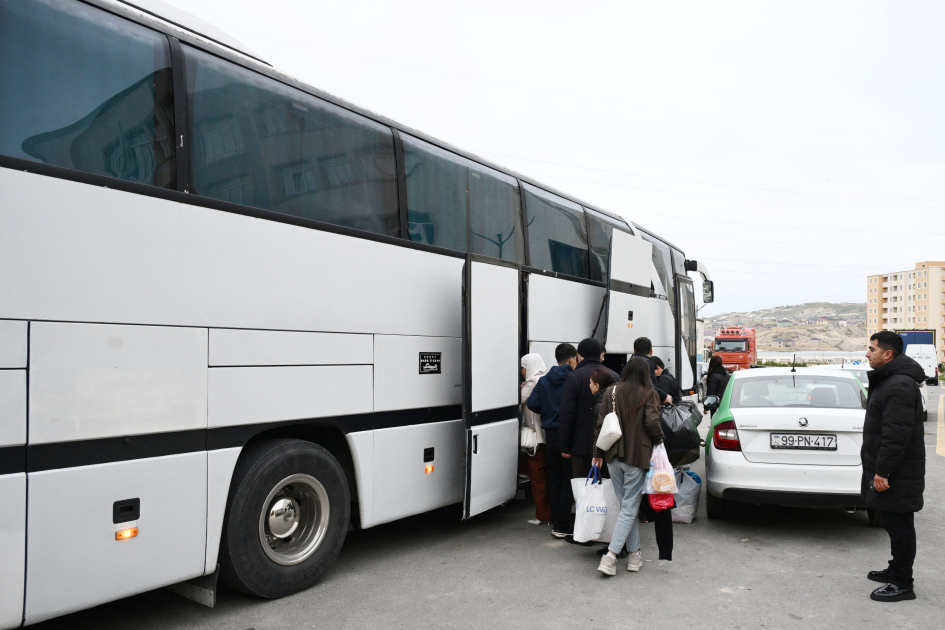 Ağdam şəhərinə növbəti köç karvanı yola salındı (FOTO)