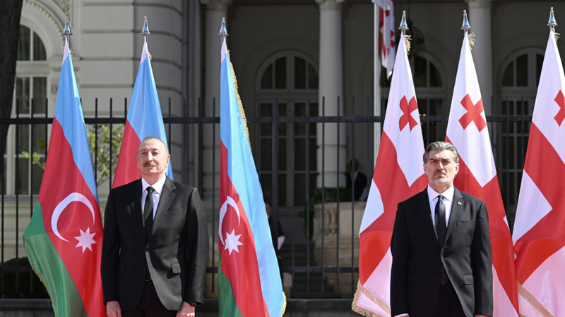 Azərbaycan və Gürcüstan Prezidentlərinin təkbətək görüşü oldu (YENİLƏNİB)