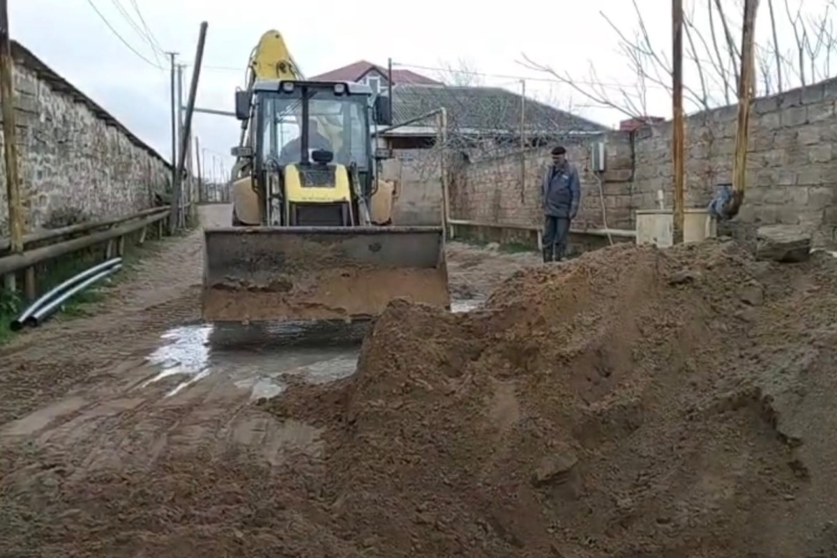 Maştağada xətt bərpa edilib, yağış suları nasosla kənarlaşdırılacaq (VİDEO)