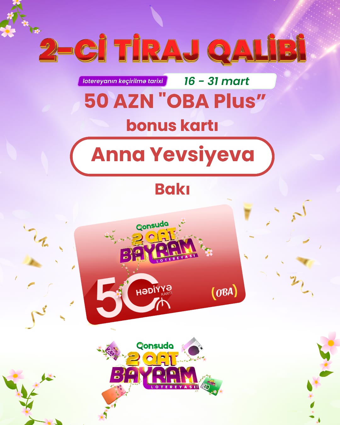 Yevlaxlı müştəri Changan UNI-Z qazandı (FOTO/VİDEO)