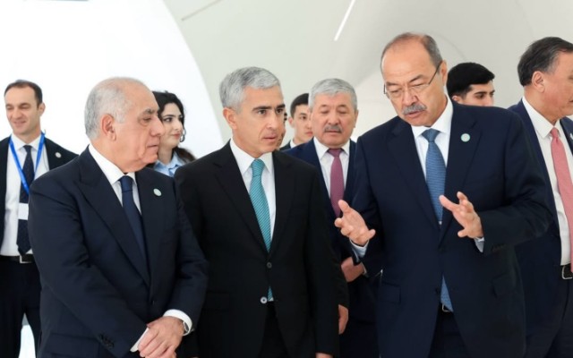 TDT rəhbərləri Heydər Əliyev Mərkəzində (FOTOLAR)