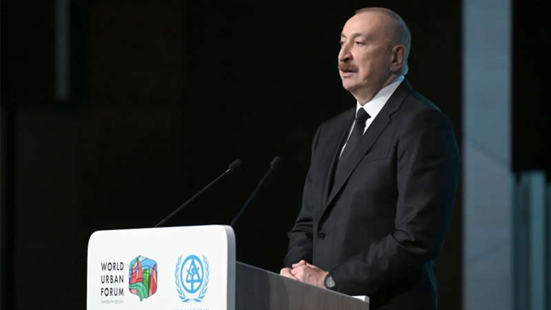 Prezidentin sosial media hesabında WUF13-lə bağlı paylaşım edildi