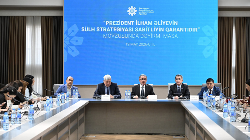 MEDİA-da Prezidentin sülh strategiyasına həsr olunan dəyirmi masa keçirildi (FOTO)