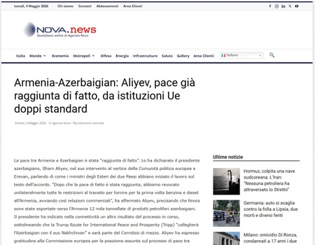 Dünya mətbuatı Azərbaycan Prezidentinin 