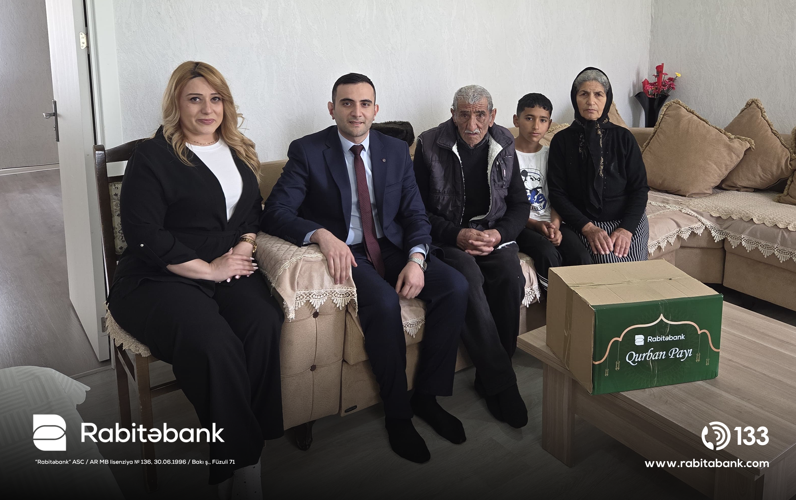 Rabitəbank Qurban bayramında Qarabağda yaşayan şəhid və qazi ailələrini ziyarət edib