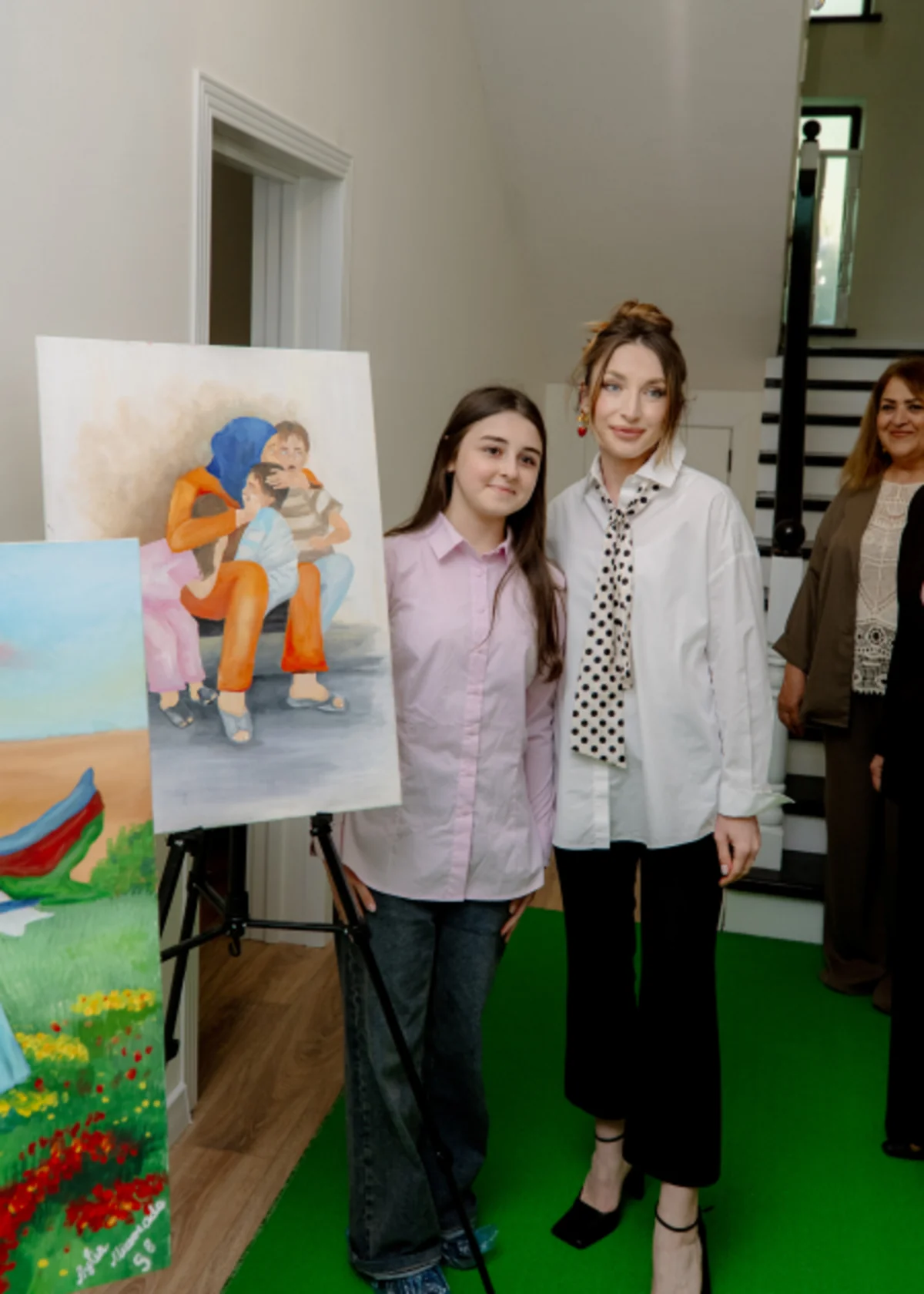 Leyla Əliyeva və Alona Əliyeva Sosial Reabilitasiya Mərkəzini ziyarət etdi (FOTO)