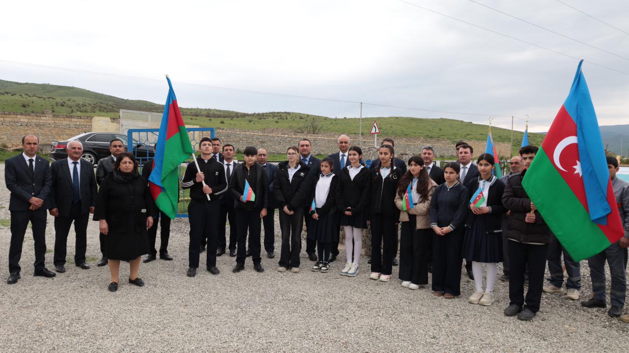 Heydər Əliyevin ildönümü münasibətilə daha bir kənd içməli su ilə təmin olundu (FOTO)