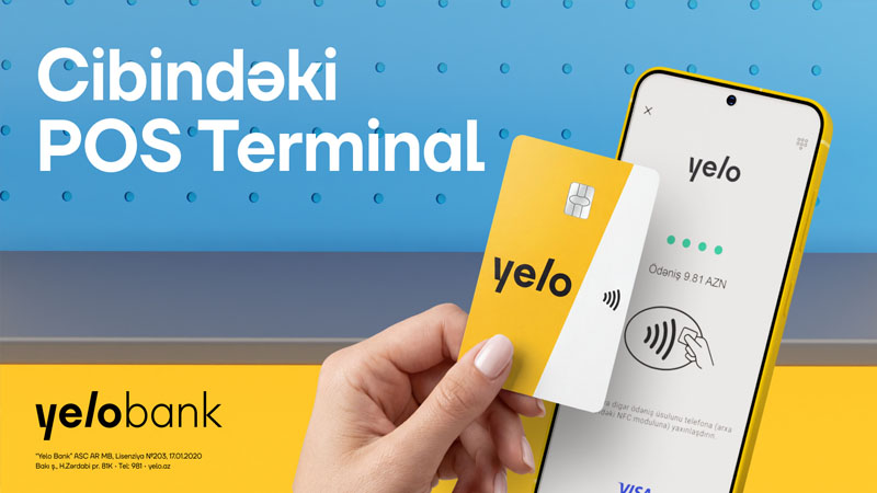 Yelo Mobil POS ilə biznes daha əlçatandır!