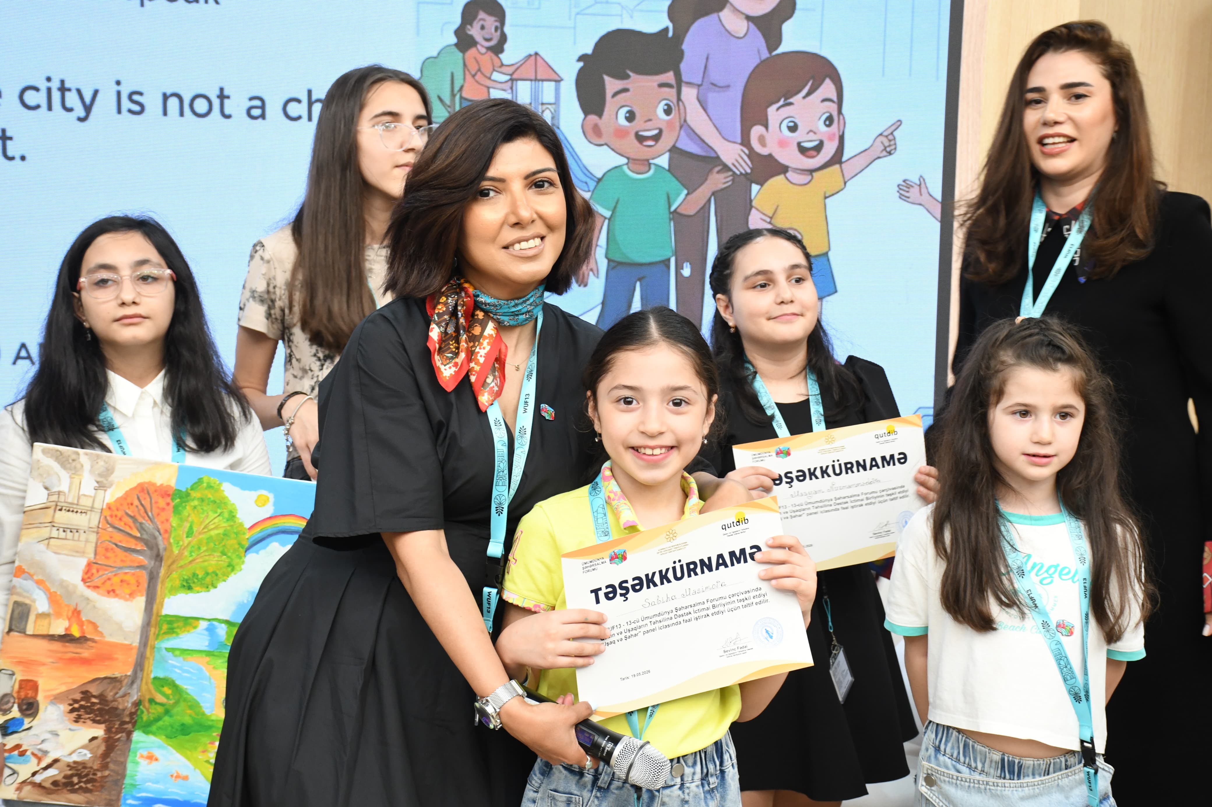 WUF13 çərçivəsində “Uşaq və şəhər” paneli keçirildi: Uşaqlar danışdı, böyüklər dinlədi (FOTOLAR)