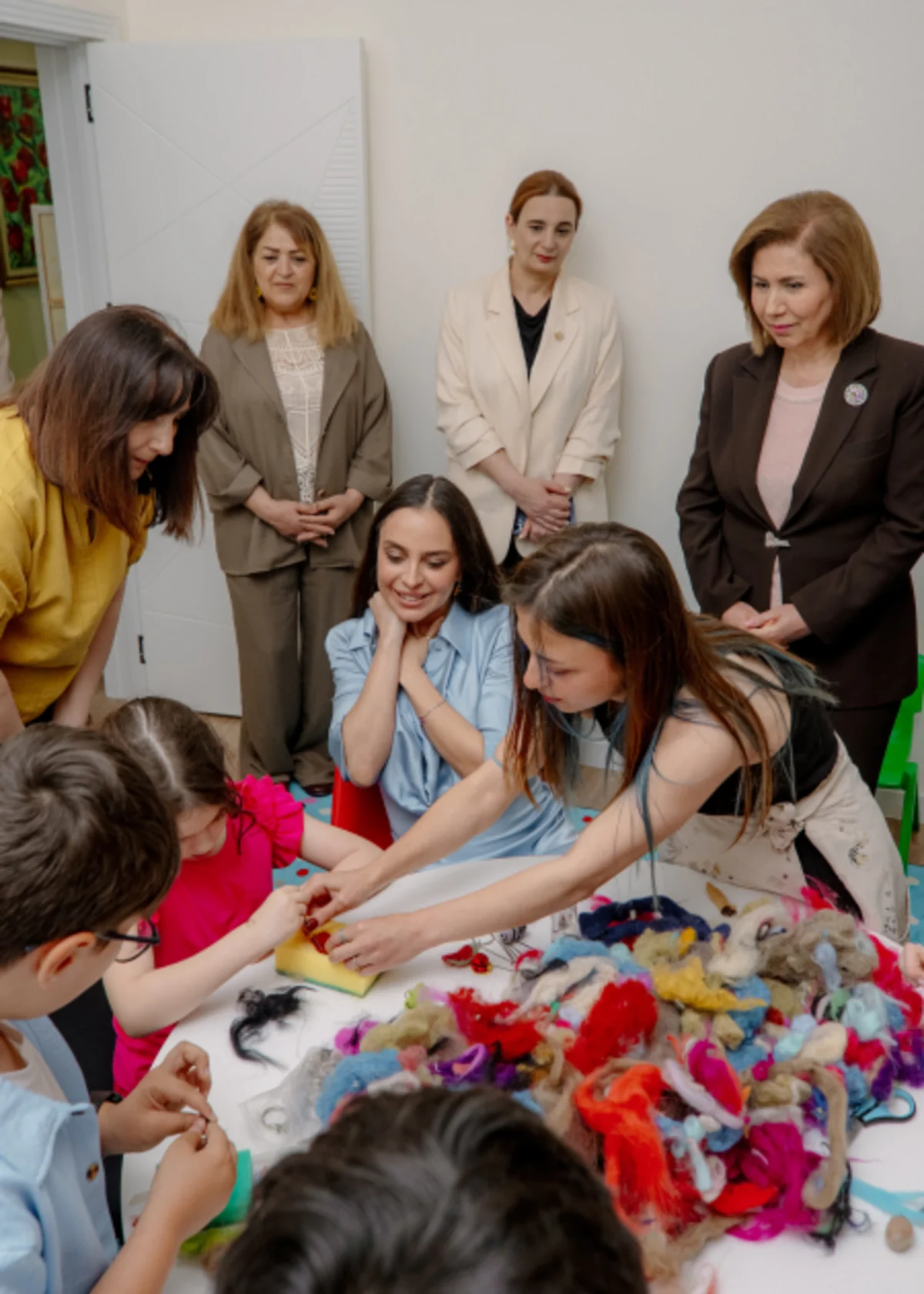 Leyla Əliyeva və Alona Əliyeva Sosial Reabilitasiya Mərkəzini ziyarət etdi (FOTO)