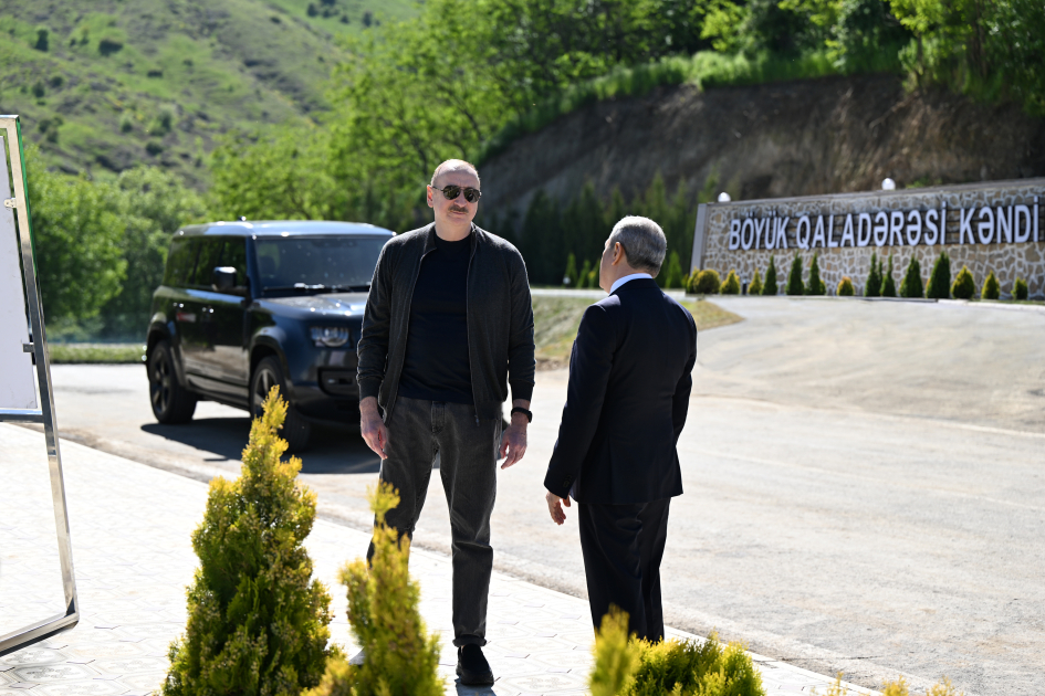 Prezident Şuşa və Xankəndiyə səfər etdi, sakinlərlə görüşdü (FOTO)