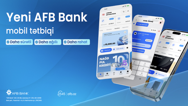 AFB Bank mobil tətbiqini yenilədi