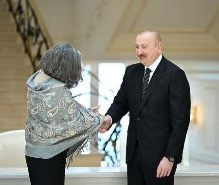 Prezident İlham Əliyev BMT-nin Məskunlaşma Proqramının icraçı direktorunu qəbul etdi (FOTO)
