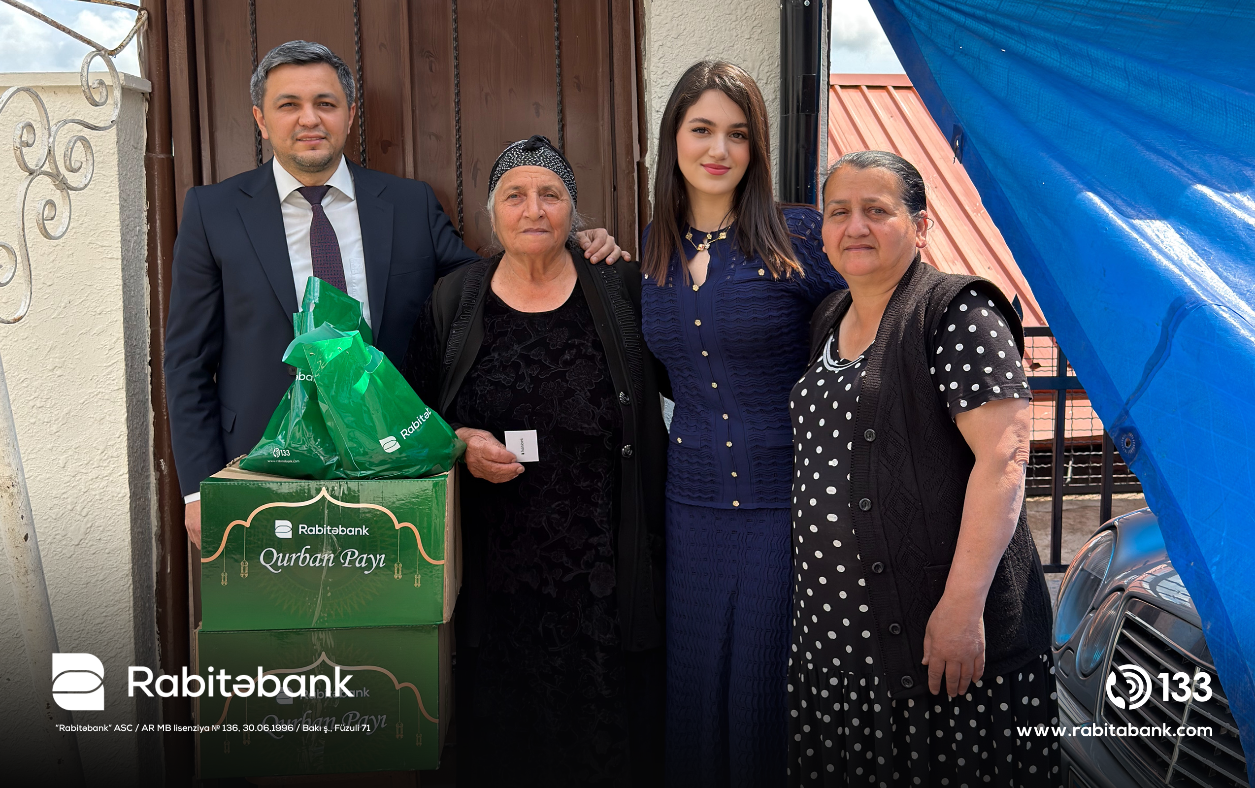 Rabitəbank Qurban bayramında Qarabağda yaşayan şəhid və qazi ailələrini ziyarət edib