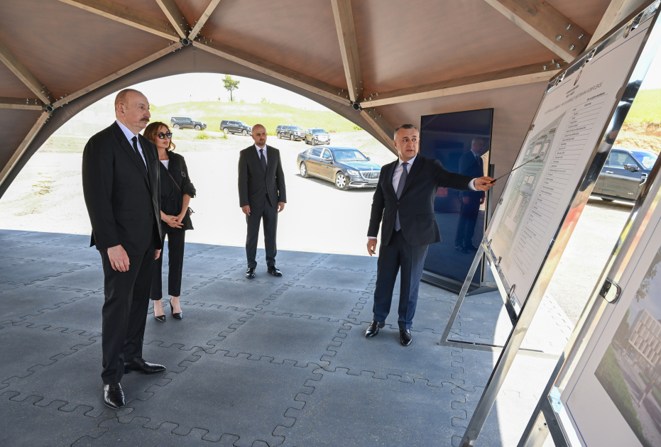 Prezident və birinci xanım Cəbrayıla səfər etdi (YENİLƏMİB)