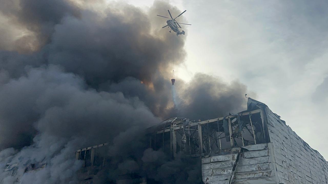 Lökbatandakı yanğın nəzarətə götürülüb, 2 helikopter cəlb olunub (VİDEO/FOTO/YENİLƏNİB)