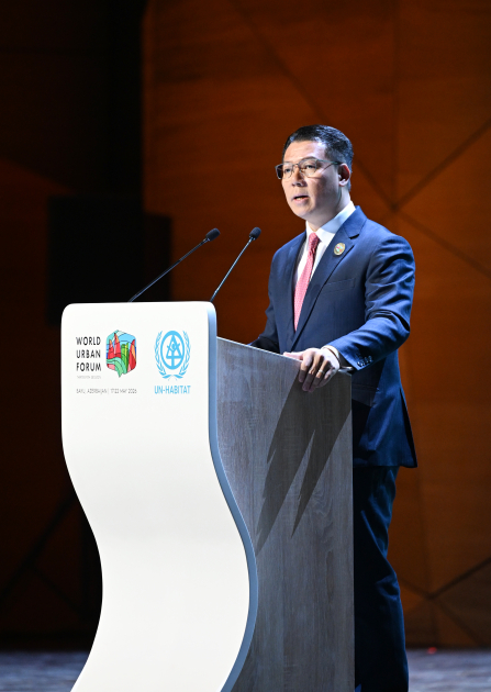 WUF13-ün açılış mərasimi keçirilir: Prezident tədbirdə çıxış etdi (YENİLƏNİB)