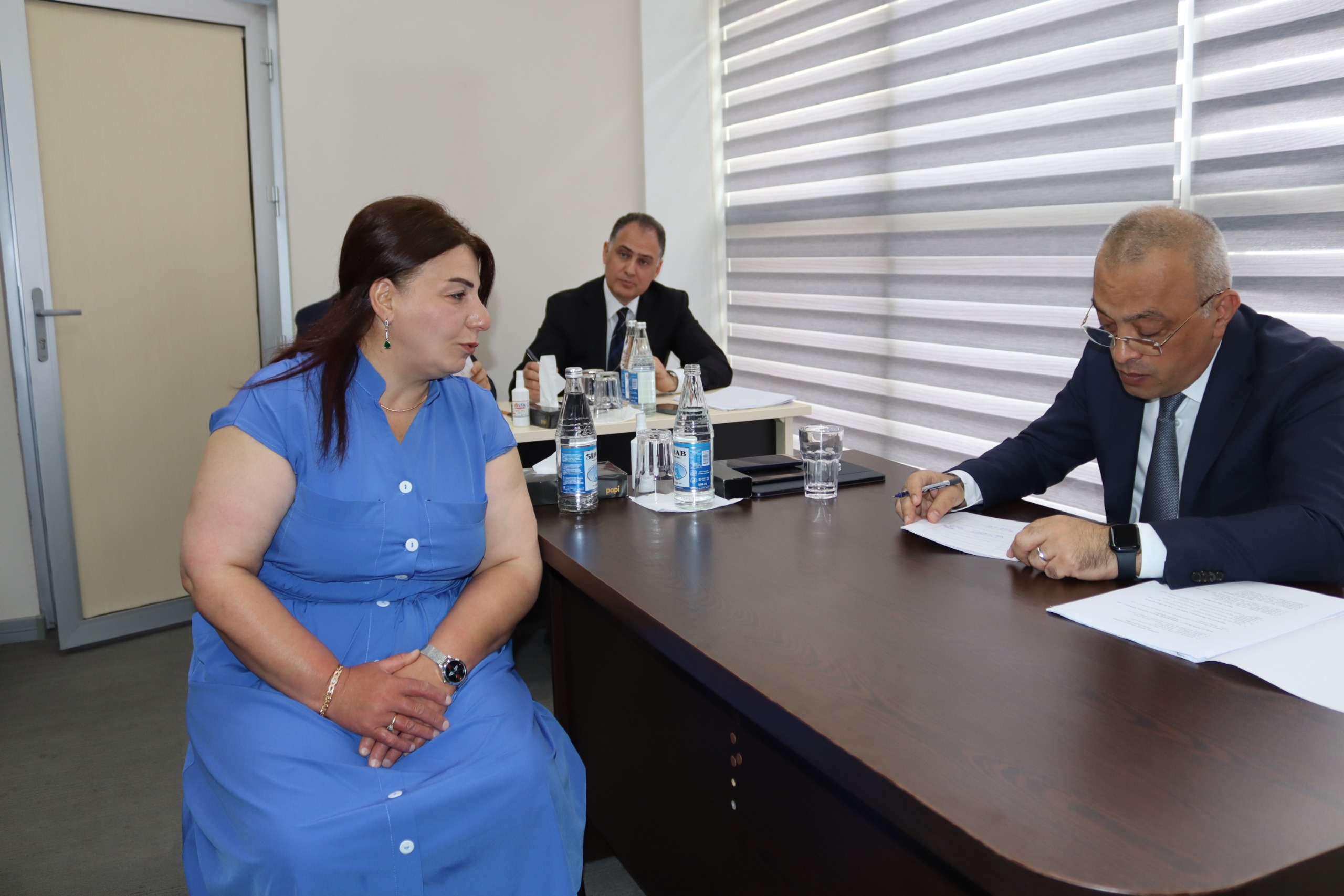 ADSEA sədri Naftalan şəhərində vətəndaşlarla görüşdü (FOTO)
