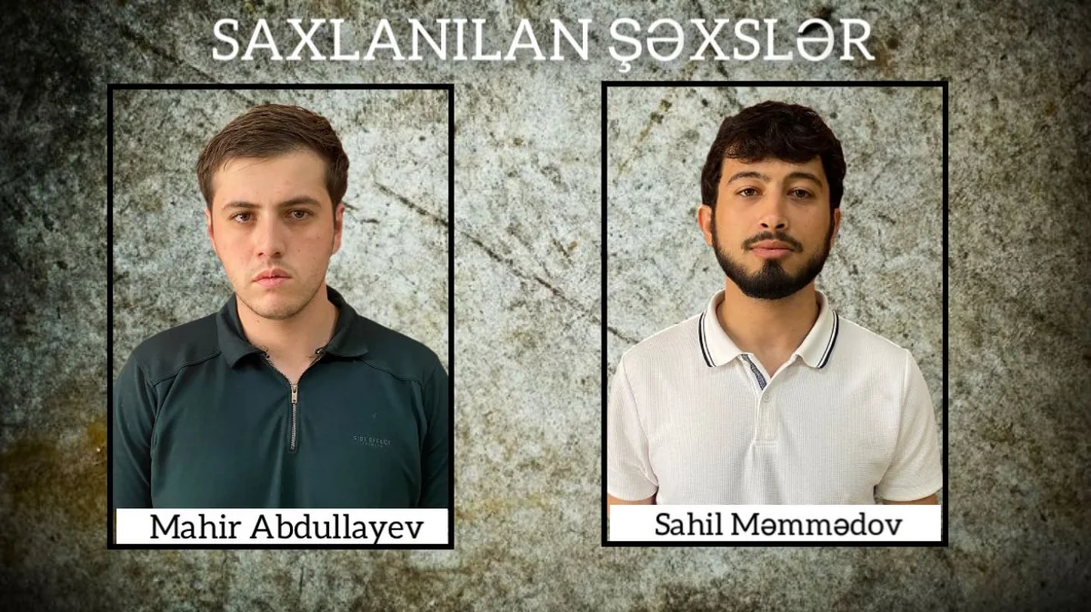 Evdən 42 min manatlıq oğurluq edən iki nəfər saxlanıldı