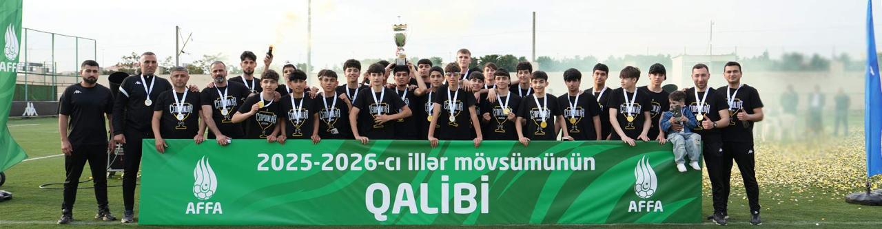 U-15 Liqasında çempion mükafatlandırıldı (FOTO)