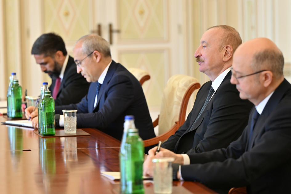 Prezident bp şirkətinin baş icraçı direktorunu qəbul etdi (FOTO)
