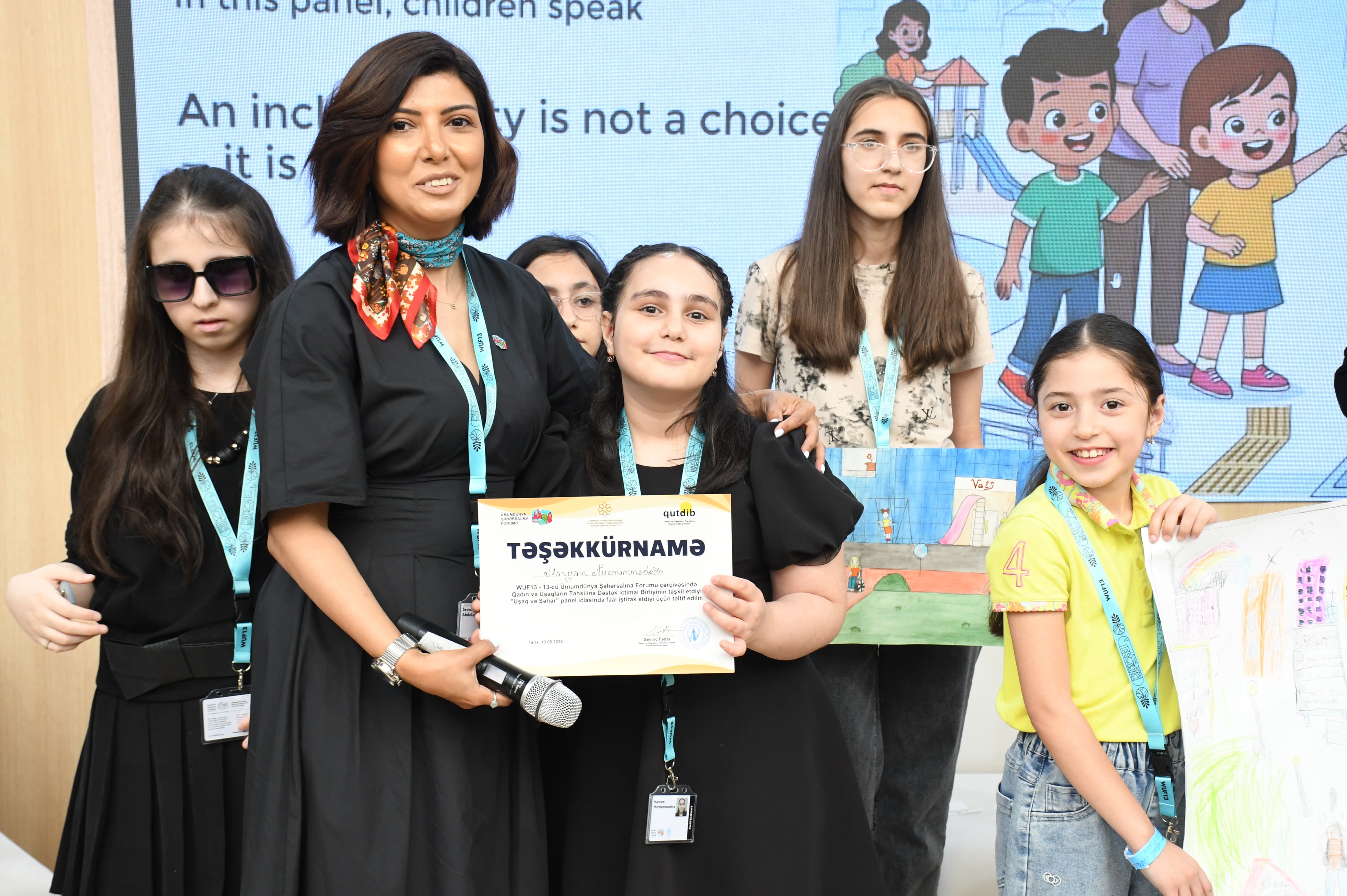 WUF13 çərçivəsində “Uşaq və şəhər” paneli keçirildi: Uşaqlar danışdı, böyüklər dinlədi (FOTOLAR)