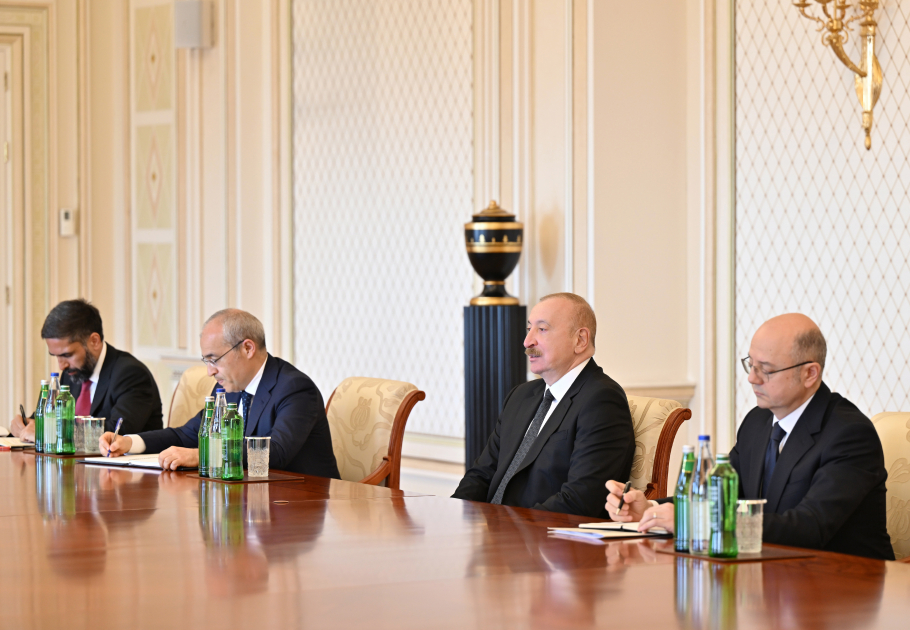 Prezident bp şirkətinin baş icraçı direktorunu qəbul etdi (FOTO)