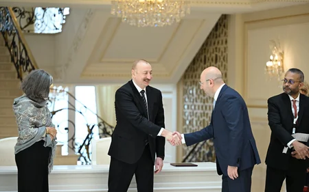 Prezident İlham Əliyev BMT-nin Məskunlaşma Proqramının icraçı direktorunu qəbul etdi (FOTO)