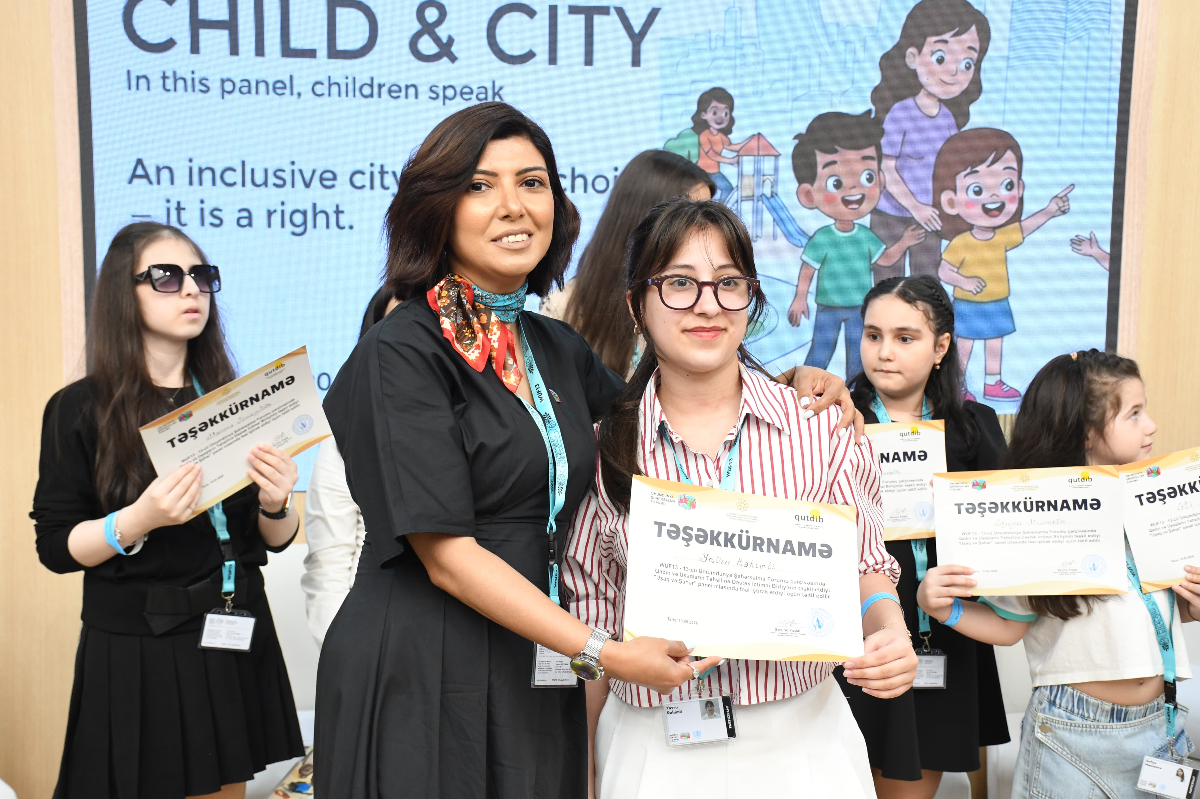 WUF13 çərçivəsində “Uşaq və şəhər” paneli keçirildi: Uşaqlar danışdı, böyüklər dinlədi (FOTOLAR)