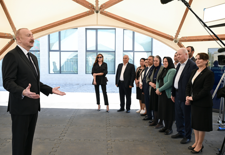Prezident və birinci xanım Cəbrayıla səfər etdi (YENİLƏMİB)