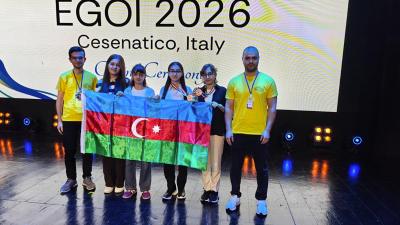 Azərbaycan məktəbliləri EGOI 2026-da iki medal qazandı
