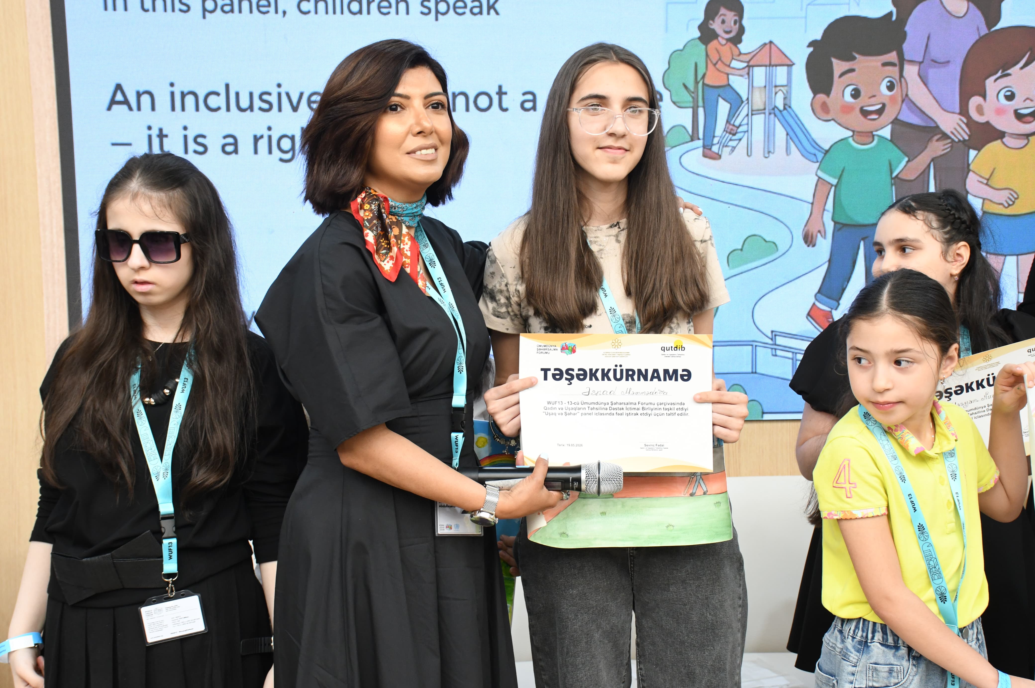 WUF13 çərçivəsində “Uşaq və şəhər” paneli keçirildi: Uşaqlar danışdı, böyüklər dinlədi (FOTOLAR)