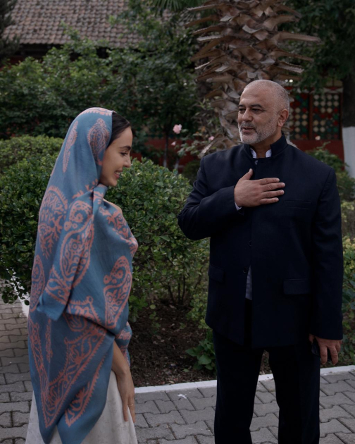Leyla Əliyeva Masallıda Cümə məscidini ziyarət etdi (FOTO)