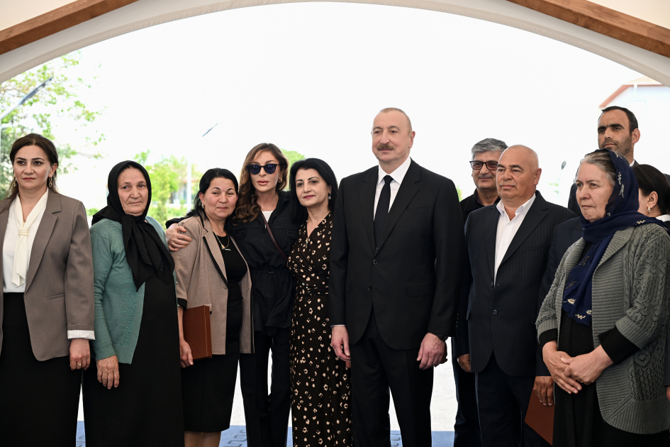 Prezident və birinci xanım Cəbrayıla səfər etdi (YENİLƏMİB)