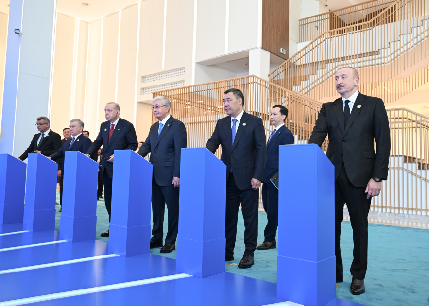 TDT liderləri Türk Sivilizasiyası Mərkəzinin təməlqoyma mərasimində iştirak etdi (FOTO)