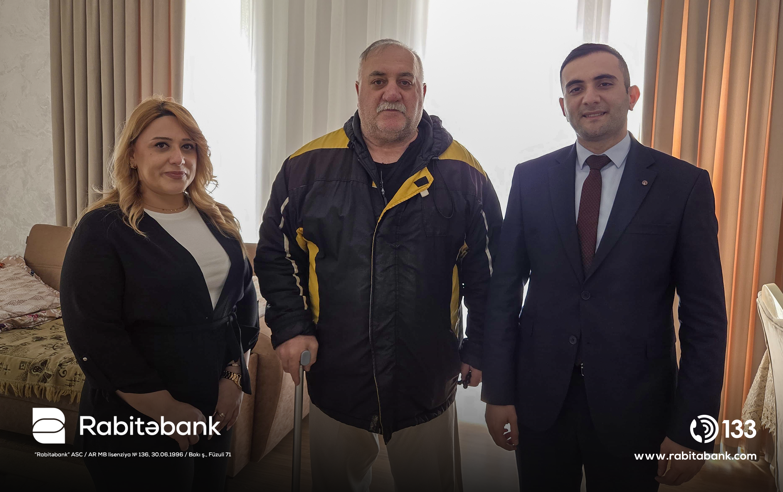 Rabitəbank Qurban bayramında Qarabağda yaşayan şəhid və qazi ailələrini ziyarət edib