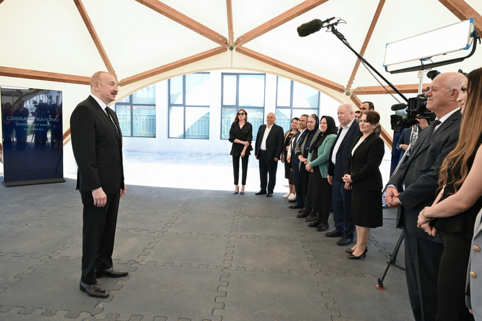 Prezident və birinci xanım Cəbrayıla səfər etdi (YENİLƏMİB)