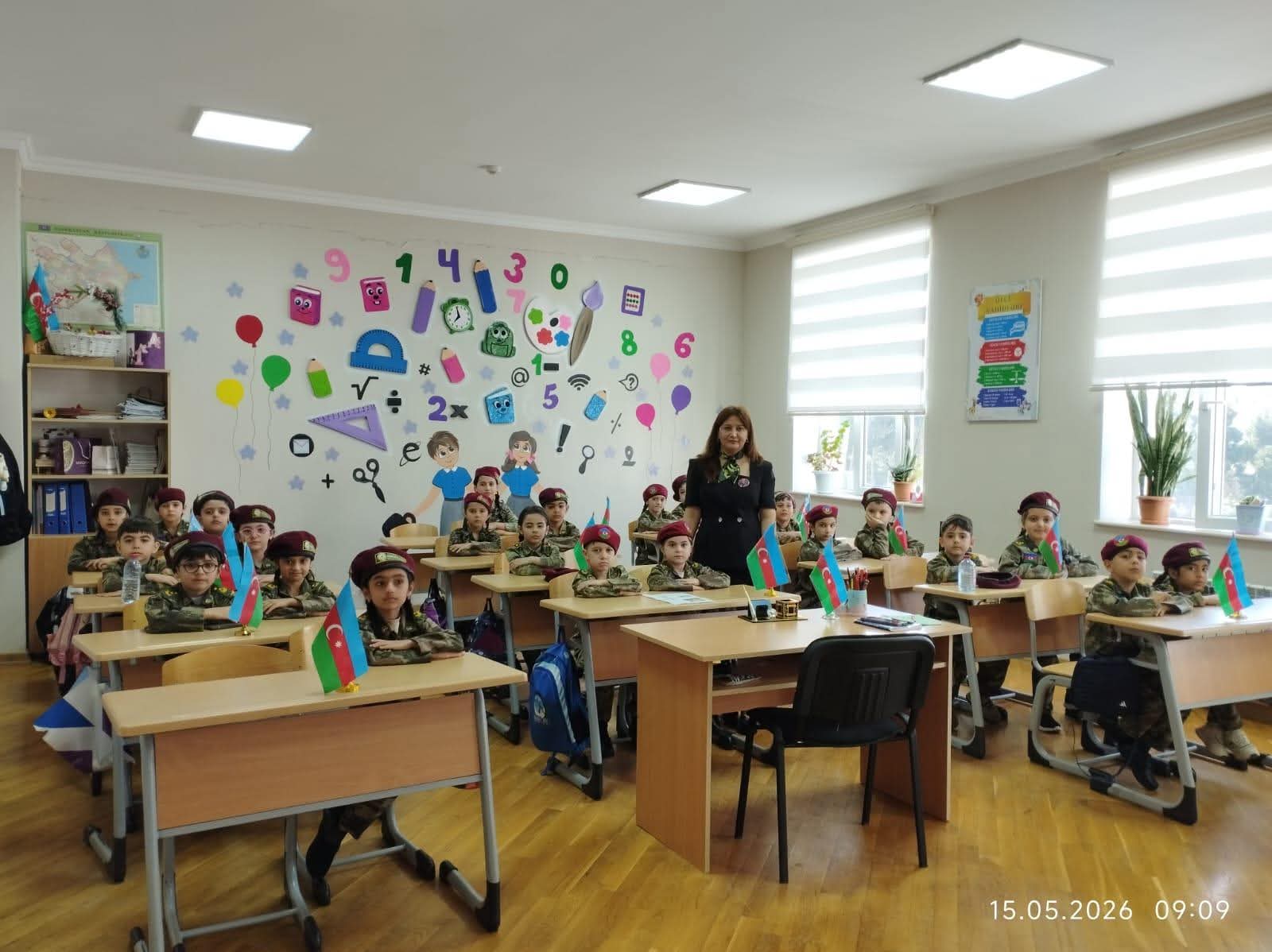 Şəhid mayor Vüsal Vəliyevin xatirəsi məktəbdə ehtiramla anıldı (FOTO)
